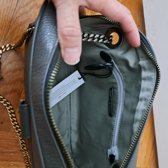 NWT Rebecca Minkoff Lou Handbag - Graphite - Picture 8 of 10